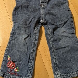 Embroidered Ladybug 🐞 Denim Kids Jeans